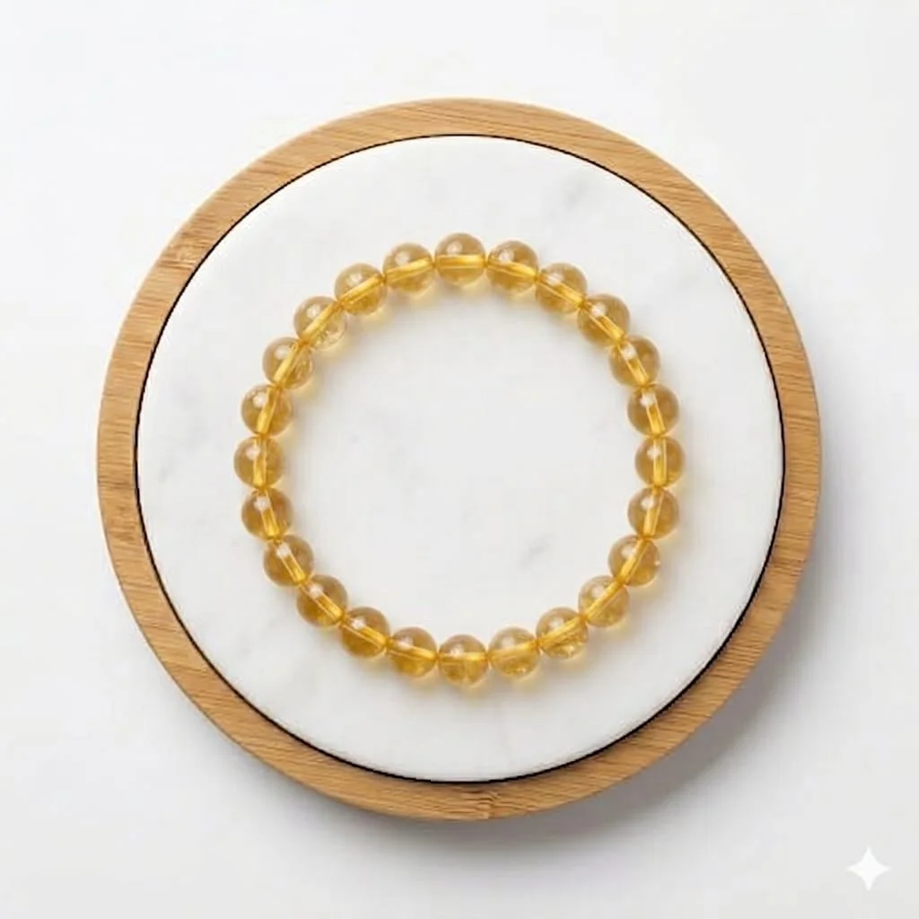 Yellow Citrine Healing Crystal Bracelet